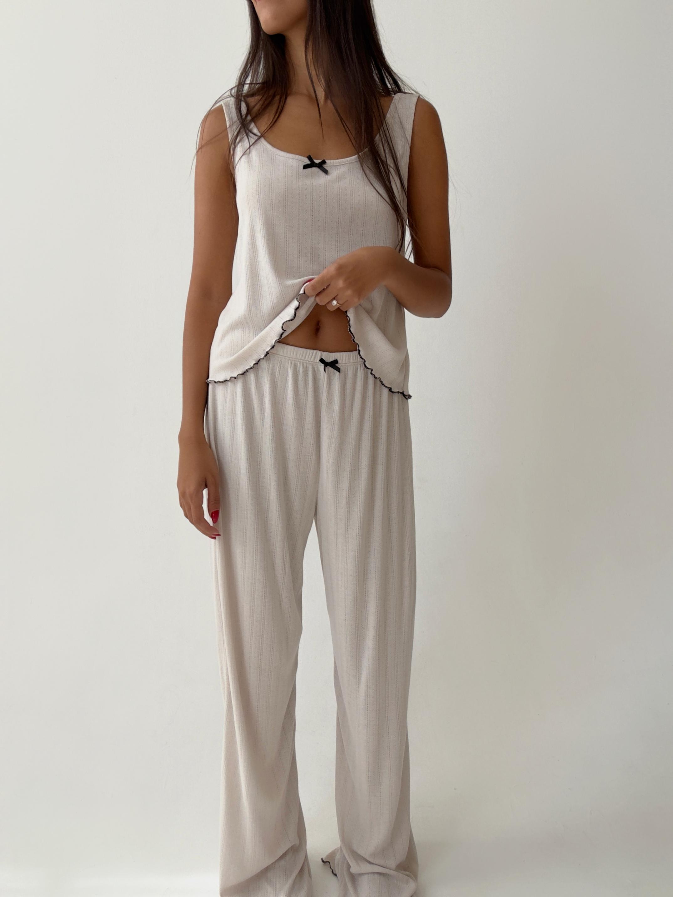 פיג׳מת לורן פוינטל אבן בייבילוק שחור