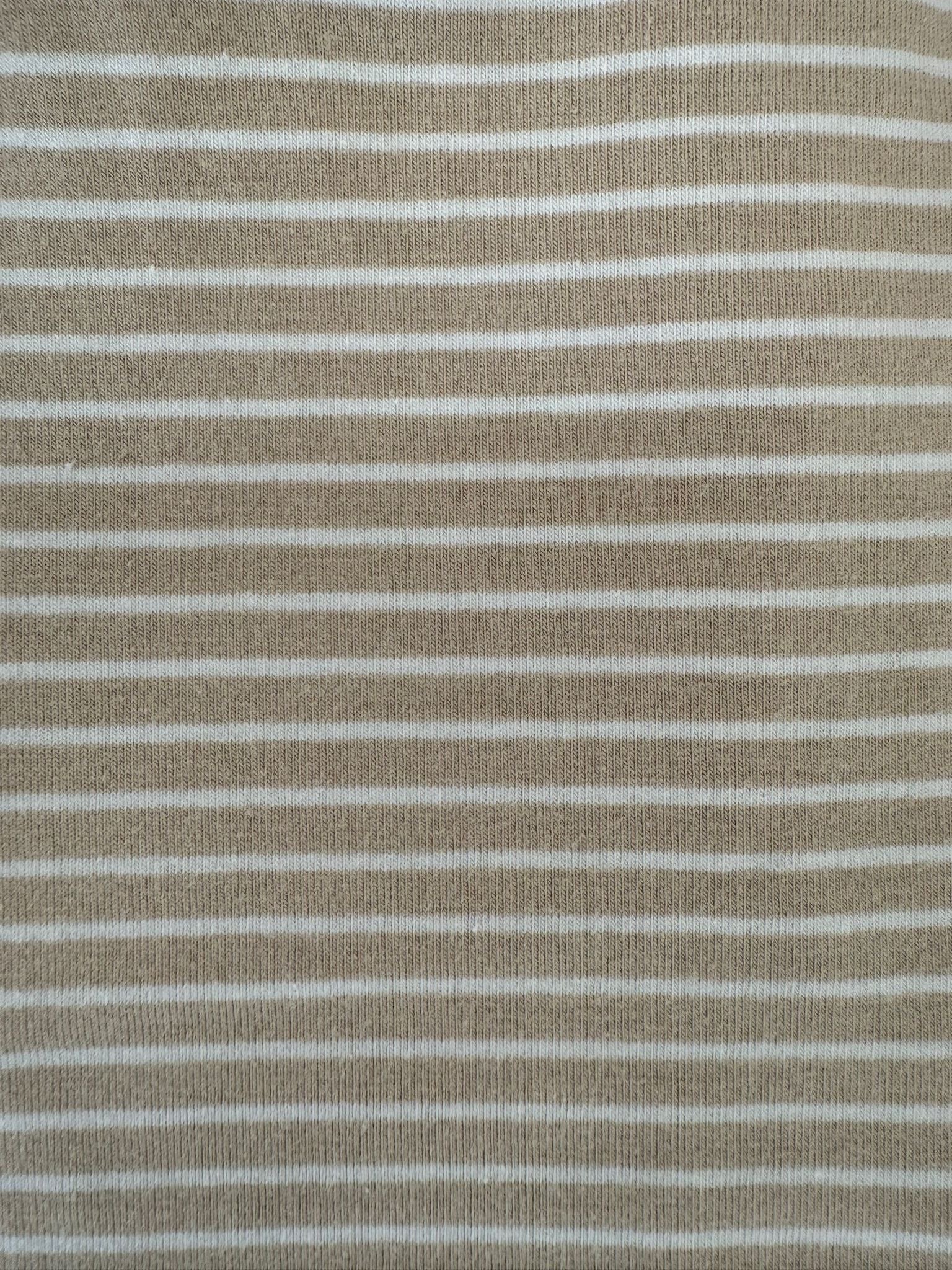 פיג׳מת נינה פסים אבן בד כותנה