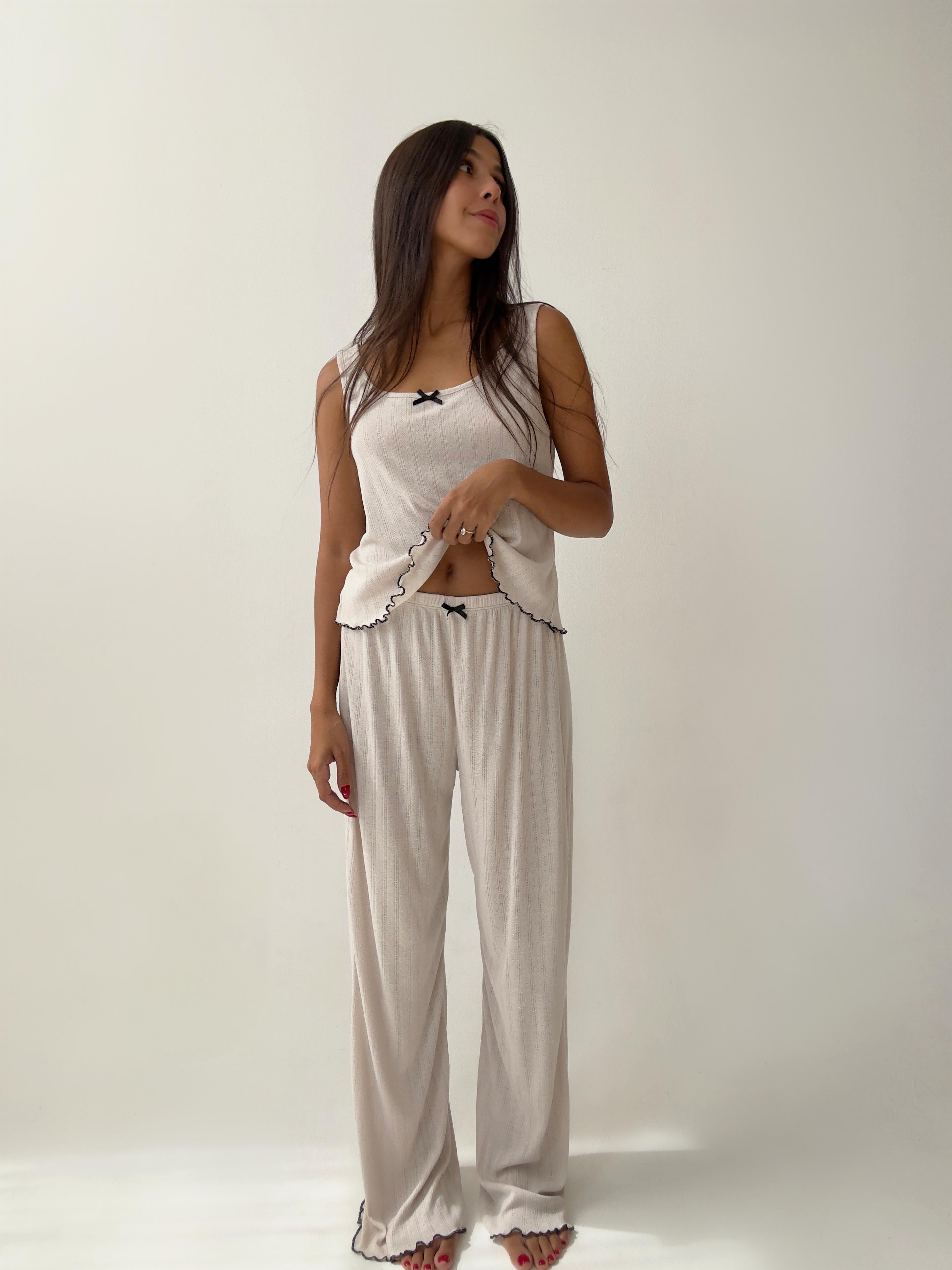 פיג׳מת לורן פוינטל אבן בייבילוק שחור