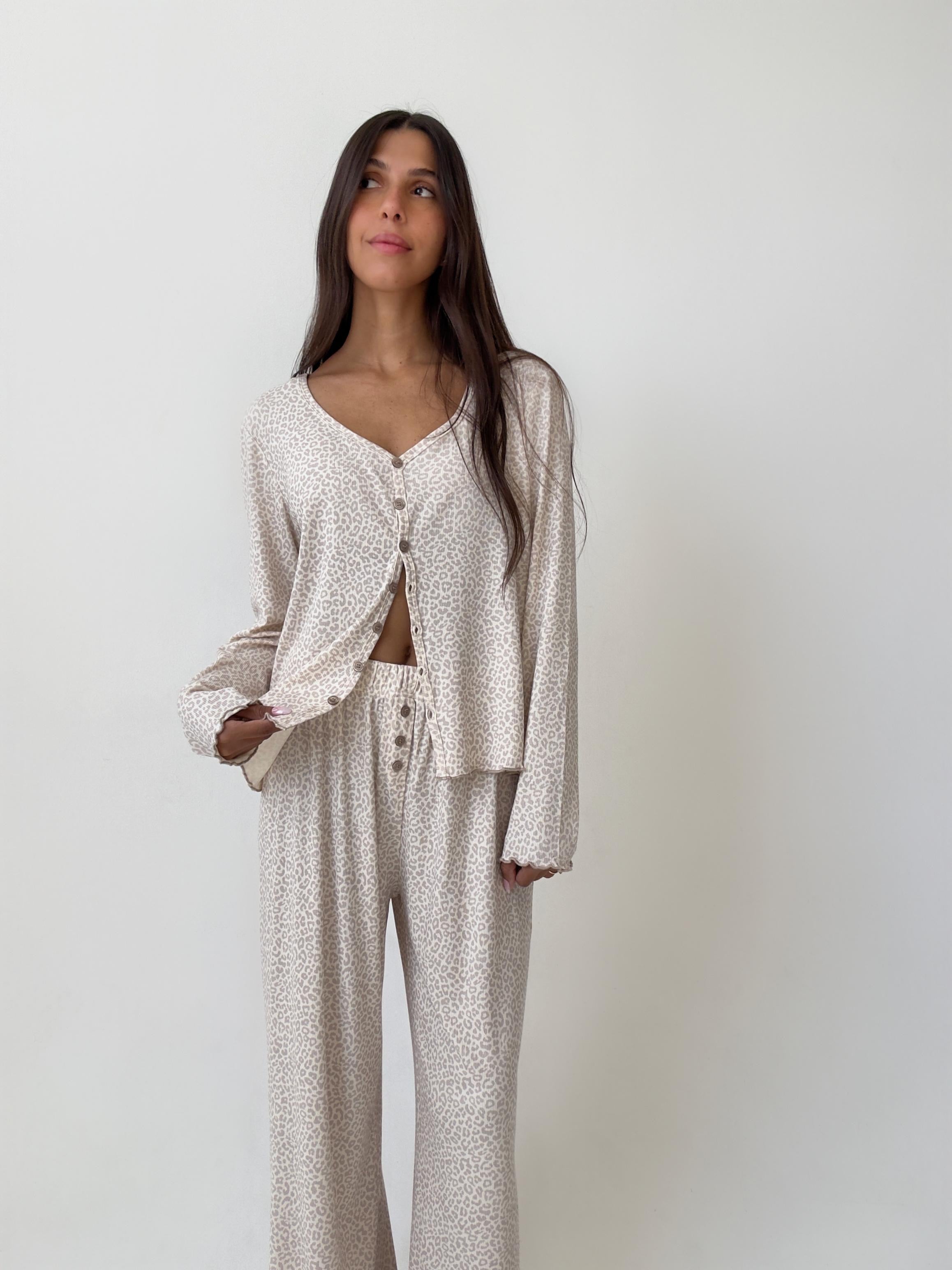 פיג׳מה דניאלה ריב מנומר