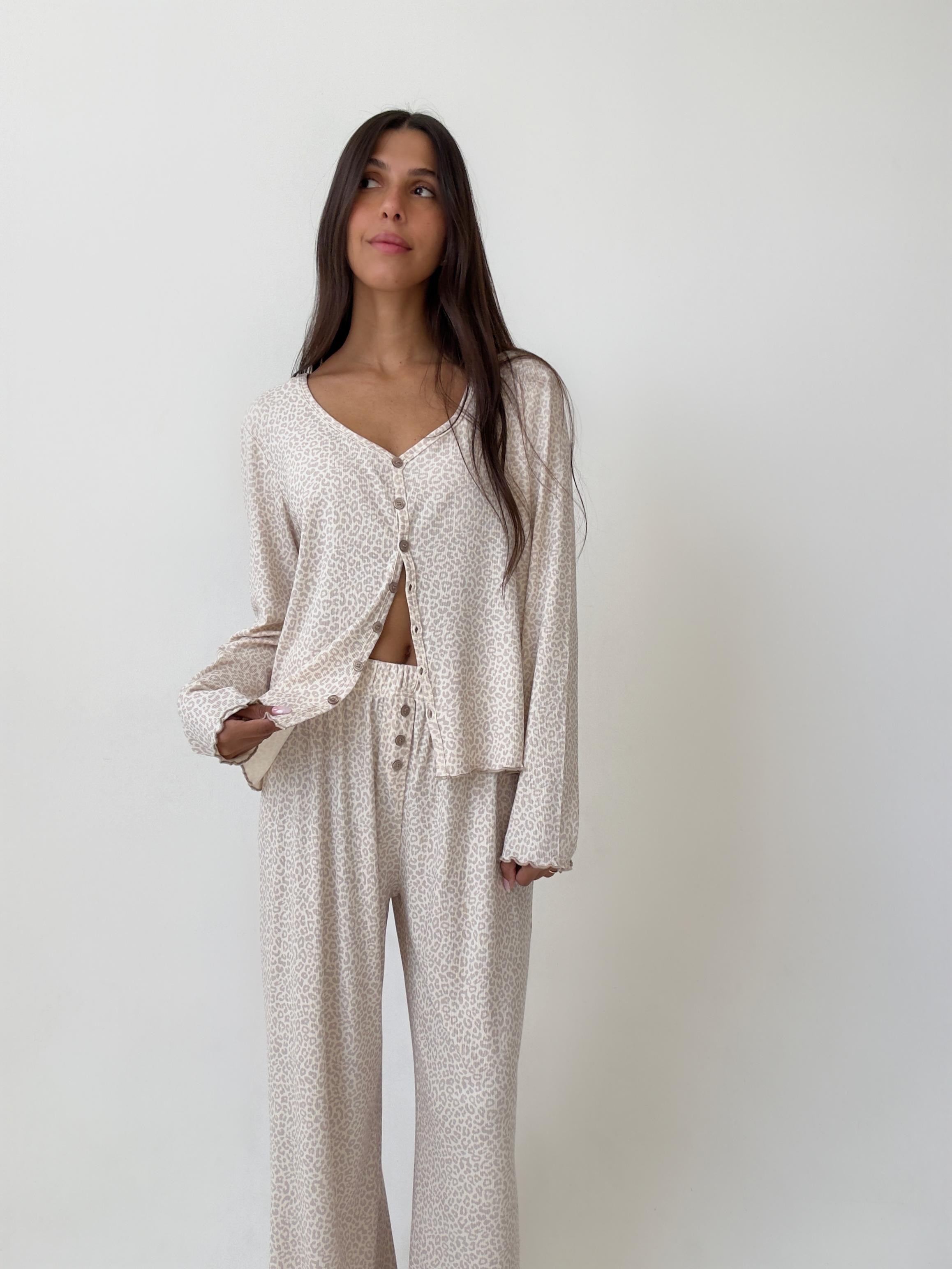 פיג׳מה דניאלה ריב מנומר