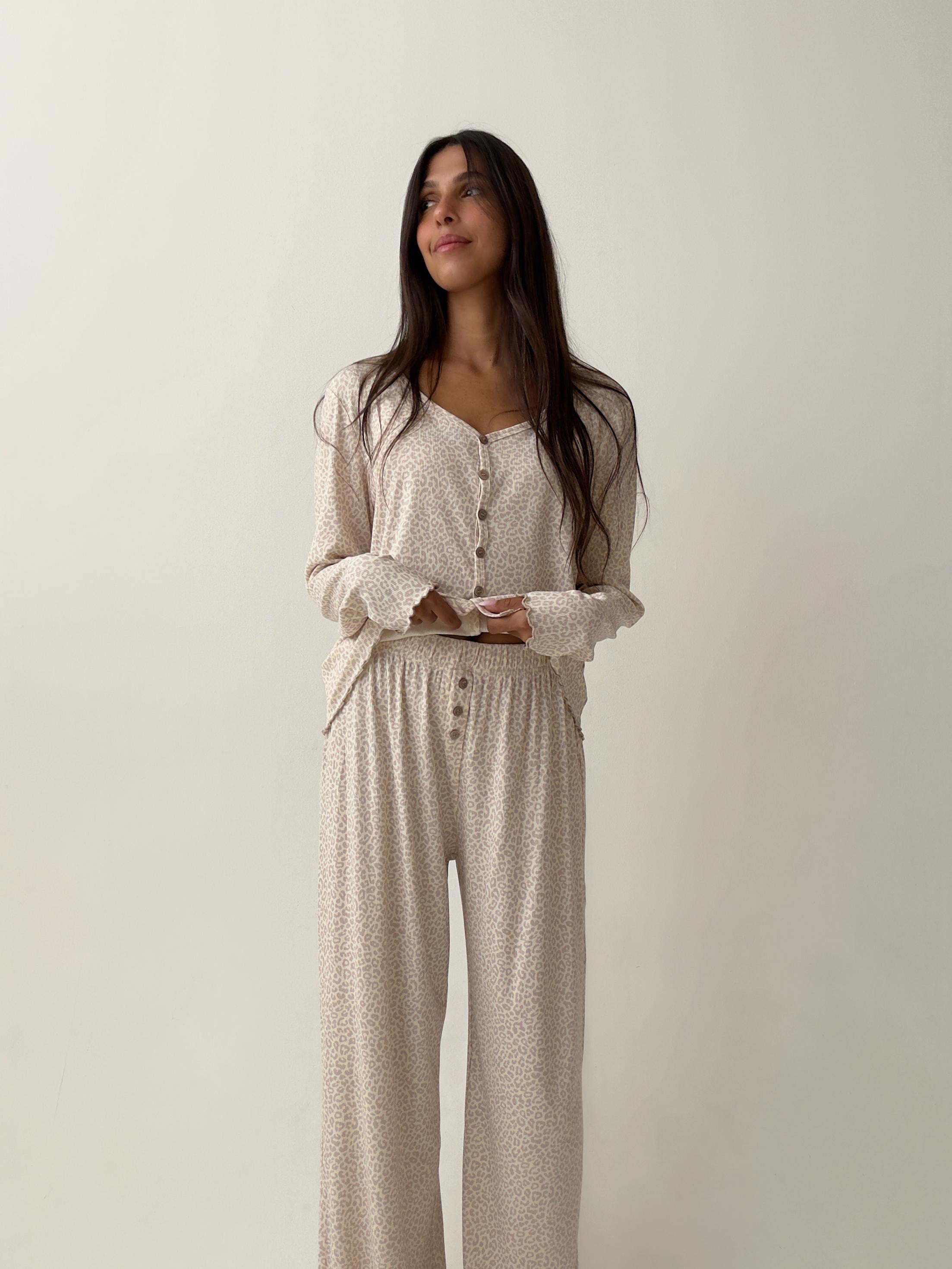 פיג׳מה דניאלה ריב מנומר