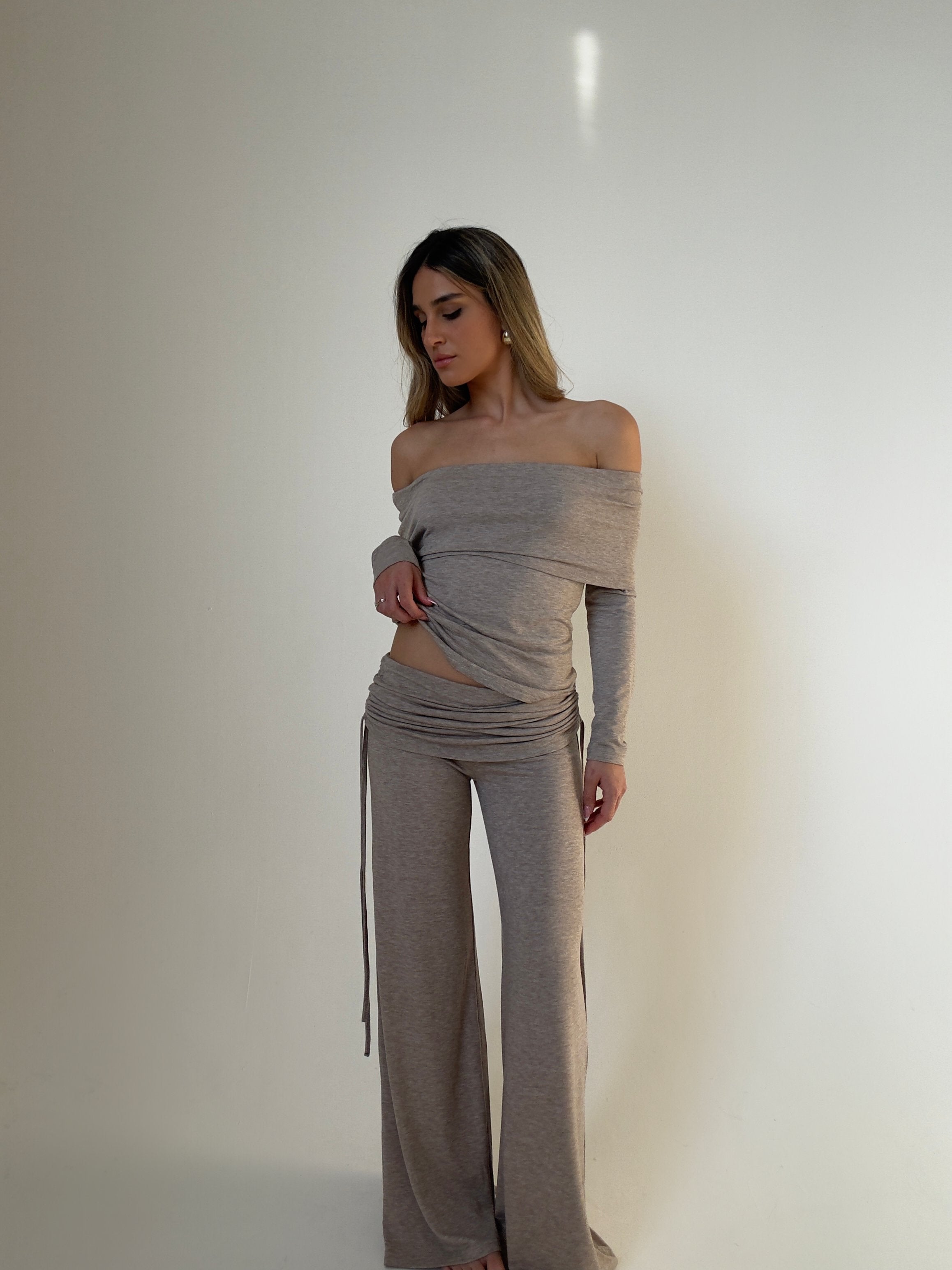 Roxanne brown casual suit