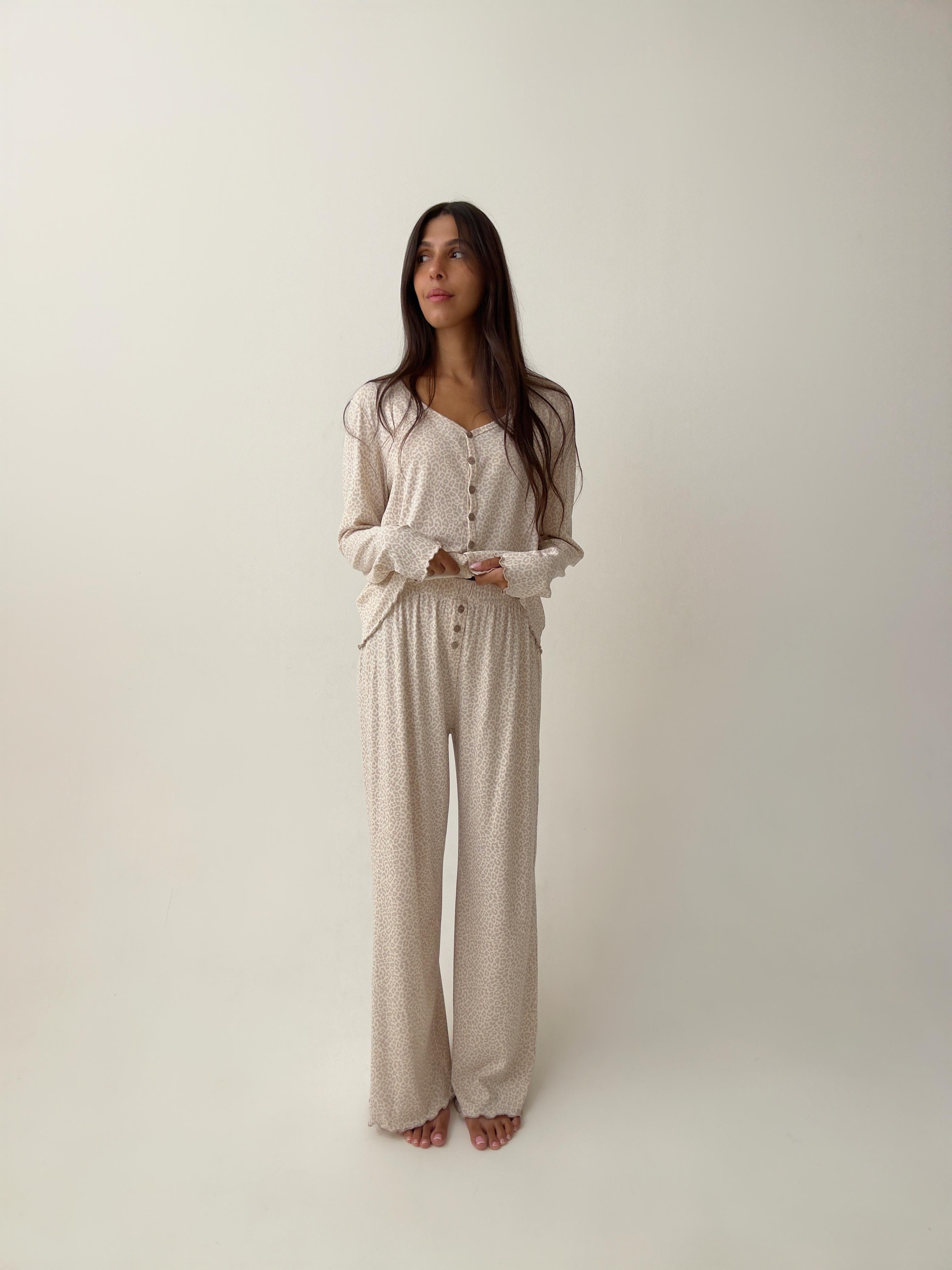 פיג׳מה דניאלה ריב מנומר