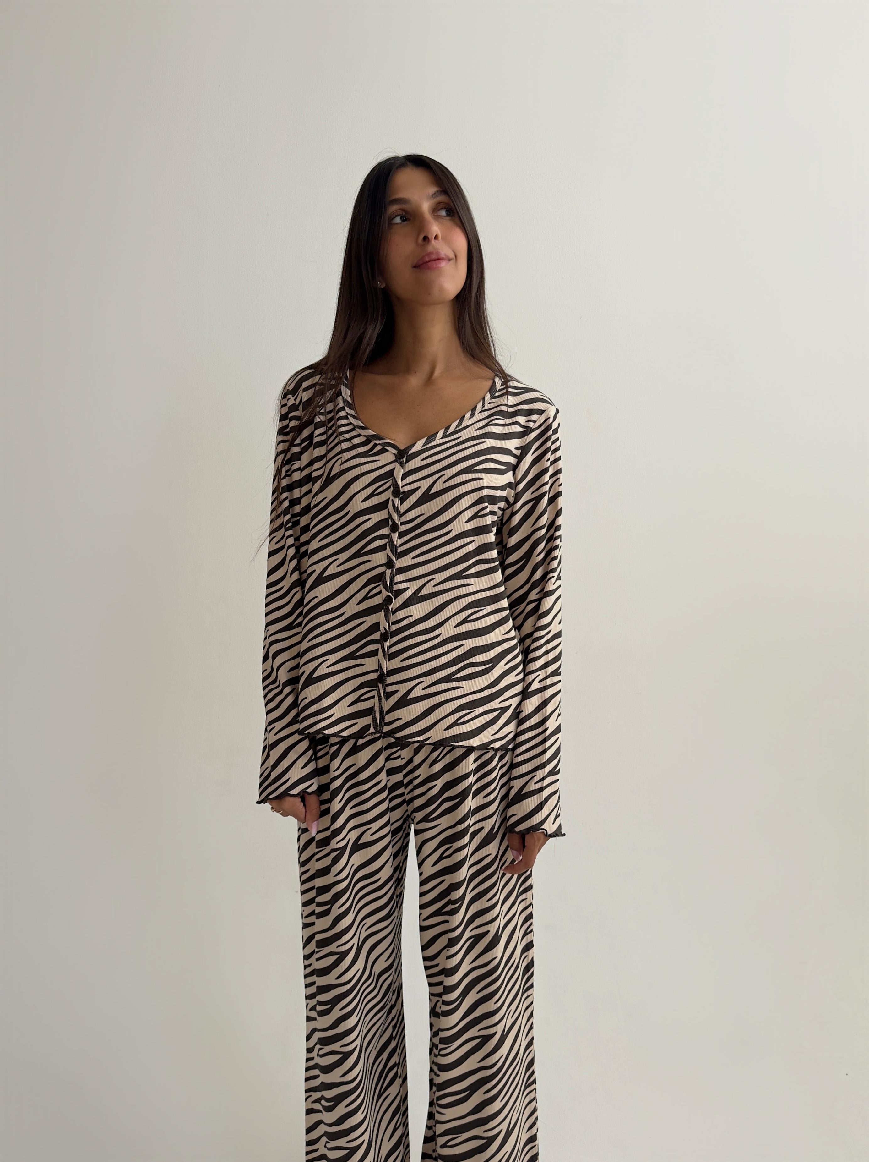 פיג׳מה דניאלה ריב זברה