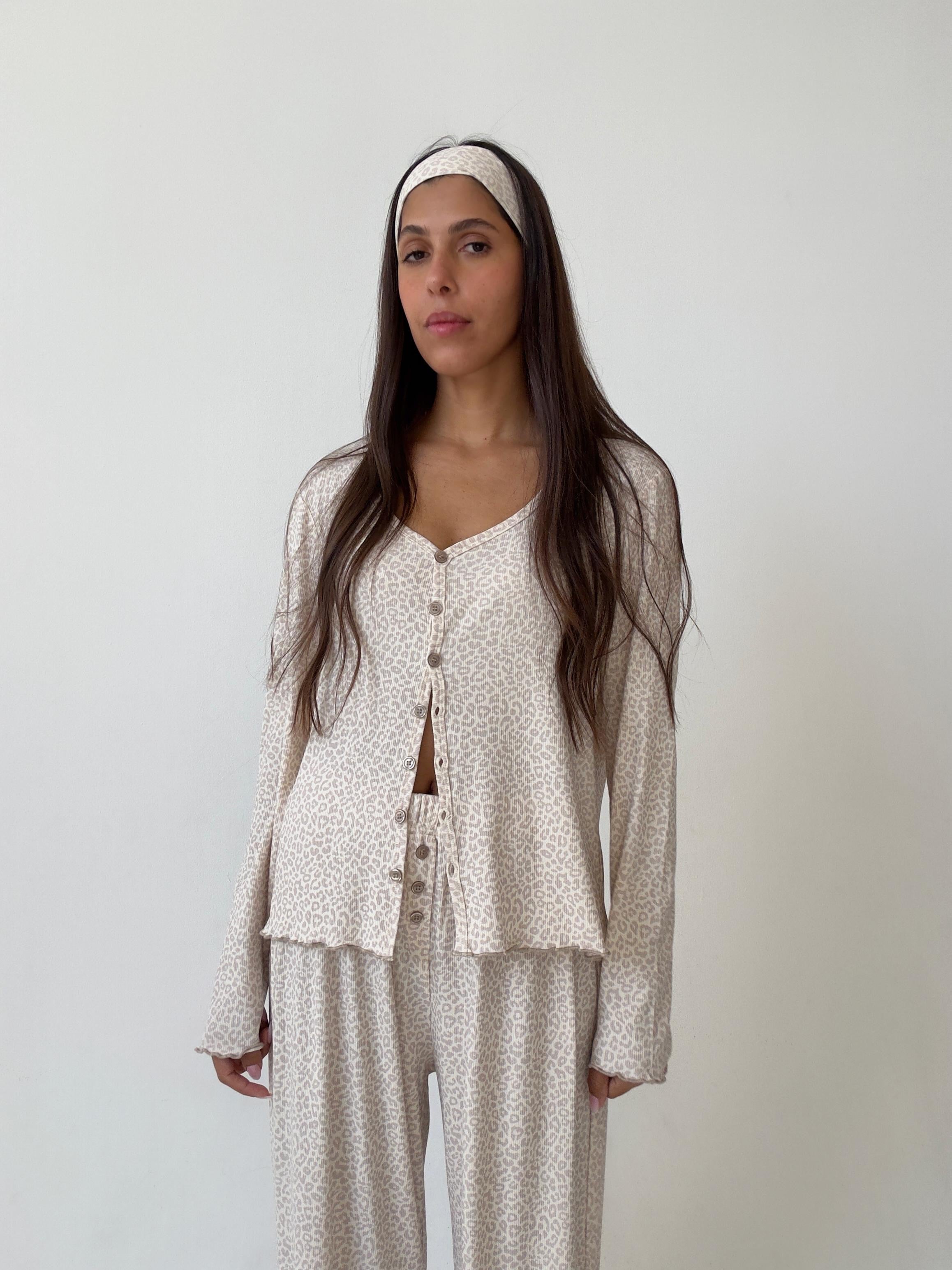 פיג׳מה דניאלה ריב מנומר