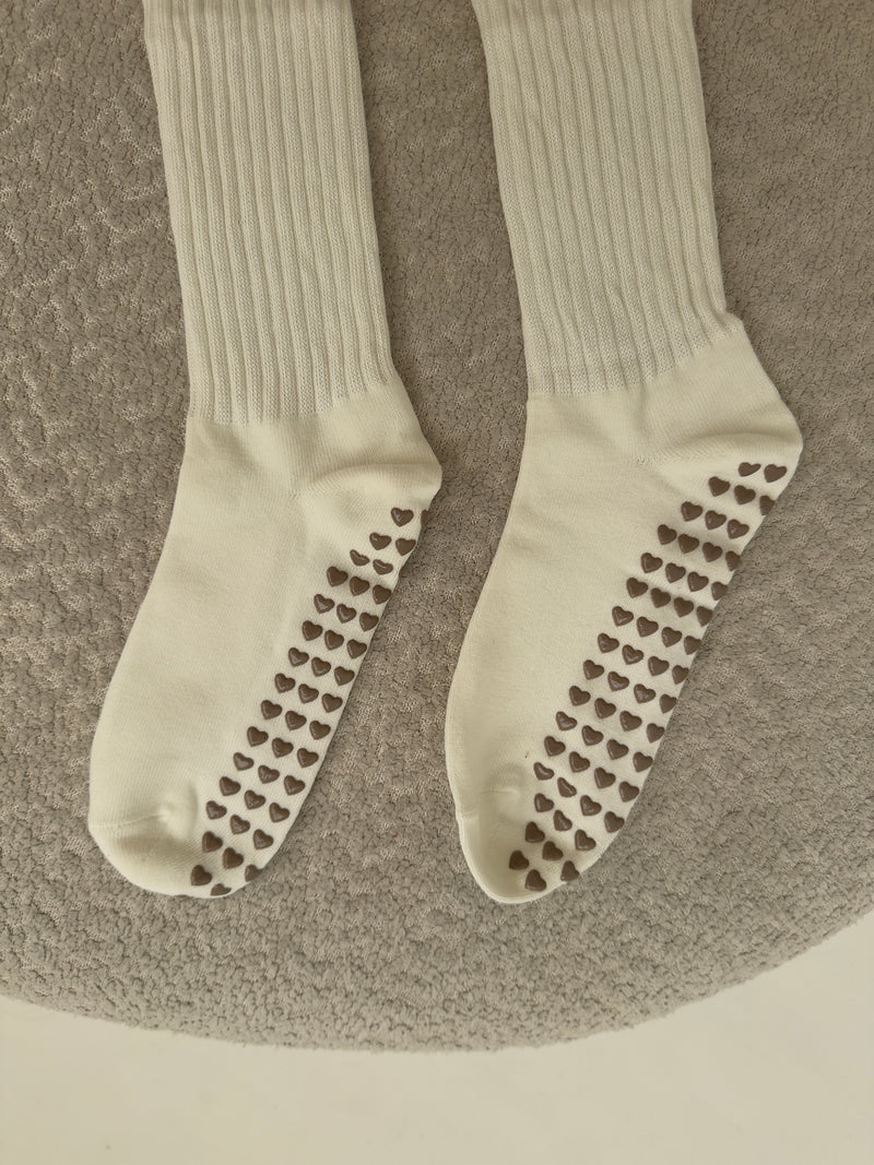 Cozy cute Chocolate mousse Wool socks