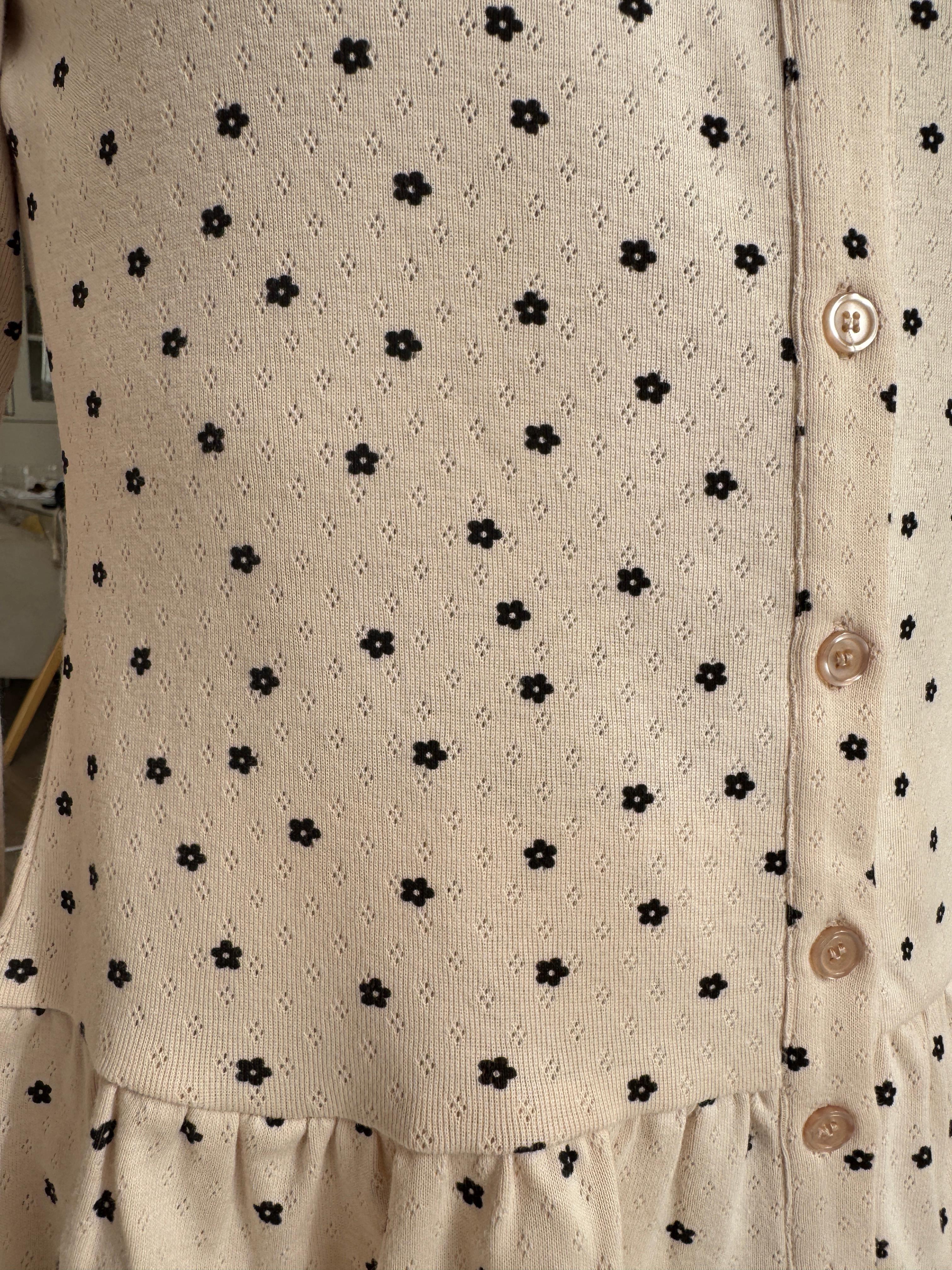 פיג׳מת מסריי מלמלות פוינטל פרינט פרחים